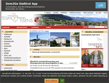 Tablet Screenshot of gemeinde.tisens.bz.it